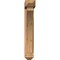 Ekena Millwork Thorton Arts and Crafts Smooth Bracket w/ Offset Brace, Western Red Cedar, 5 1/2"W x 22"D x 34"H BKT0604X22X34THR03SWR - alternate 3